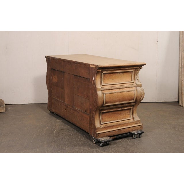 18th Century French Louis XV Bleached Bombé Commode For Sale - Image 11 of 12