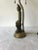 1920s 1920s Hand Carved Soapstone Asian Figural Lamp on Brass Base For Sale - Image 5 of 10