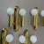 1980s Space Age Brass Wall Lights from Sölken Lights, Germany, 1980s, Set of 2 For Sale - Image 5 of 18