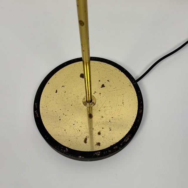 Mid-Century Double Spotlight Floor Lamp in Brass, Germany, 1970s For Sale - Image 4 of 8