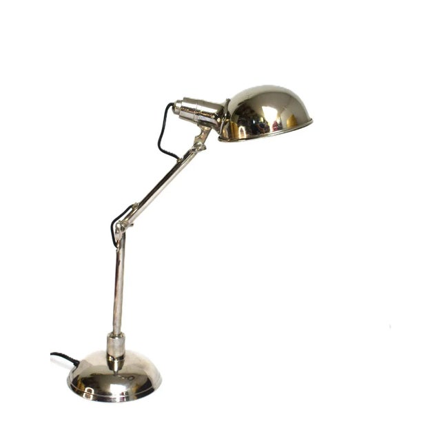 1990s Vintage Table Lamp in Chrome, 1980s For Sale - Image 5 of 5