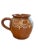 Late 20th Century Antique French Terracotta Pot With Hand-Painted Swag Design For Sale - Image 5 of 11