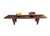 Wood Vintage Large-Tribal-Wood-Senufo-Coffee-Table stool-74.25" W For Sale - Image 7 of 8