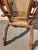 Wood Indian Folding Armchair in Carved Wood For Sale - Image 7 of 18