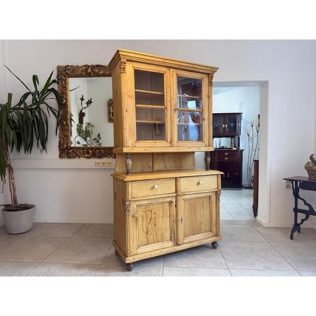 Rustic Kitchen Cabinet/Buffet/Sideboard, Gründerzeit Style. Dimensions: Height x Width x Depth 200 x 114 x 49 cm. For sale...