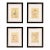 Pablo Picasso Trip to Paris Set of 4 Framed For Sale