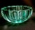 Art Deco Green Molded Glass Bowl by Pierre Davesn, 1930s For Sale - Image 6 of 13