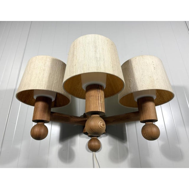 Vintage Pinus Wall Lamp by Uno Kristiansson for Luxus, 1960s For Sale - Image 10 of 18