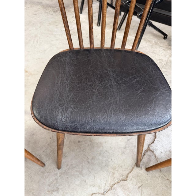 Chairs by Henri Julien for Baumann, Set of 4 For Sale - Image 6 of 8