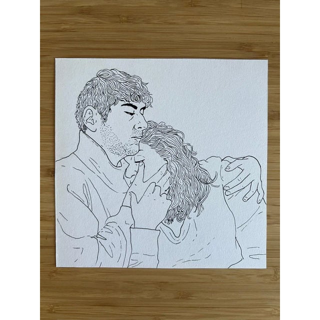 Anna Wardega, A Haven, Ink Drawing, 2023 For Sale - Image 4 of 5