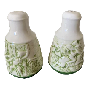 Vintage Ceramic Salt & Pepper Shakers- a Pair