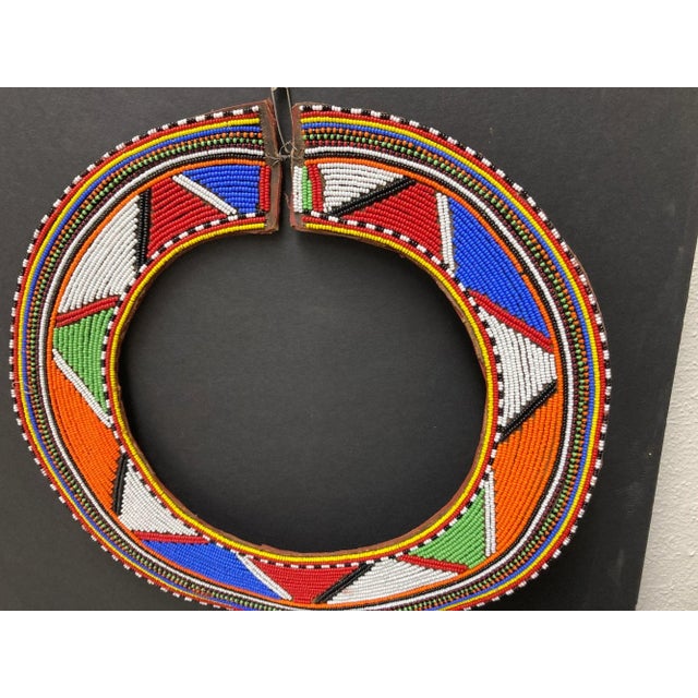 African Masai Beaded Traditional Artifact Wall Decor For Sale - Image 12 of 12