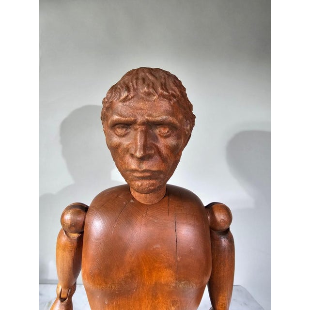 This elegant Italian artist's mannequin from approximately 1900 is a beautiful representation of craftsmanship from the...