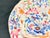 Antique Hand Painted Floral Decorative Plate For Sale - Image 4 of 13