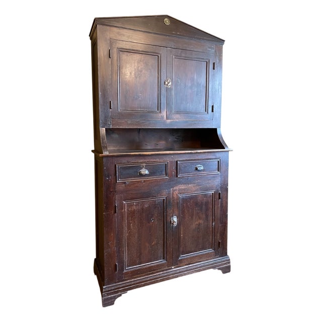 French Farmhouse Kitchen Cupboard, 1890 For Sale