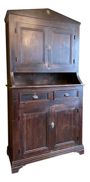 French Farmhouse Kitchen Cupboard, 1890