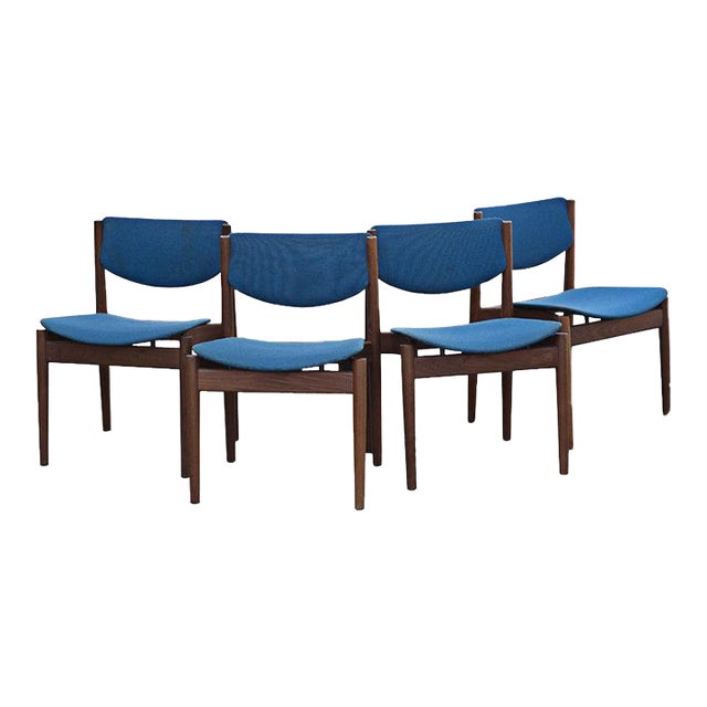 Four Finn Juhl for France & Sons Dining Chairs For Sale