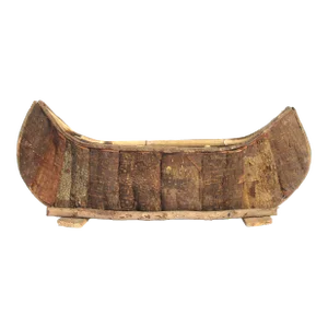 Organic Chic Birch Bark Dugout Canoe