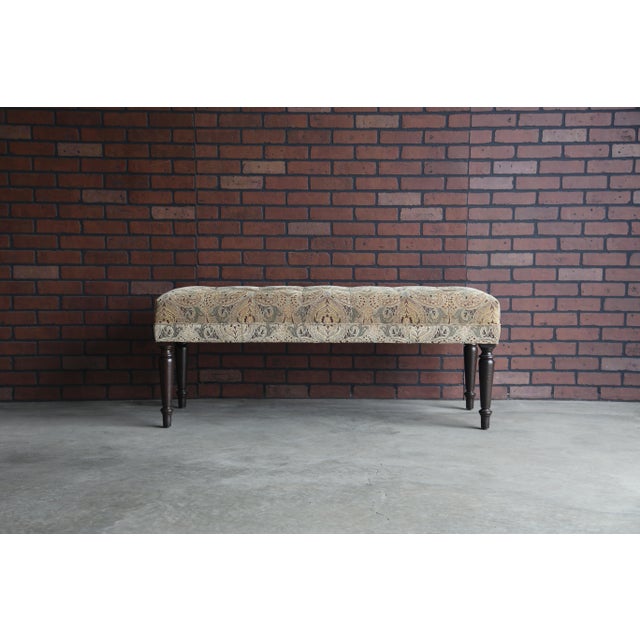 Ethan Allen Wellesley Upholstered Bench Chairish