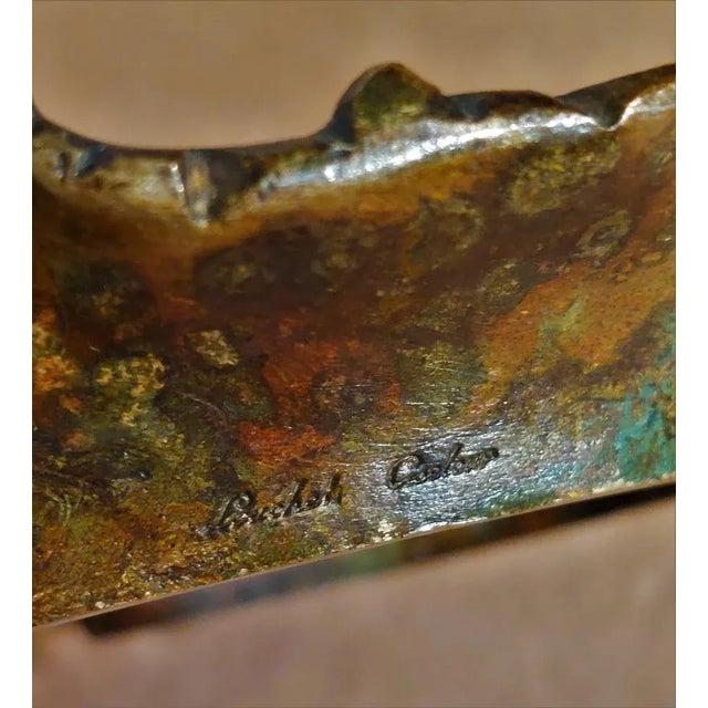 Antique Bronze Desk Tray by Louchet Ciseleur, 1900s For Sale - Image 9 of 10