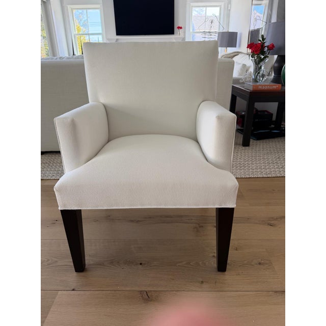 2000 - 2009 Set of 6 Custom Upholstered Jean Michel Frank Style Dining Chairs by Saks Santangelo For Sale - Image 5 of 14