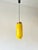 Mid-Century Modern Yellow Pendant Light attributed to Vetreria Vistosi Murano, 1960s For Sale - Image 11 of 15