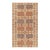 Handwoven Vintage Manastir Kilim Rug in Beige-Brown All Over Geometric Pattern For Sale