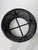1970s Round Coffee Table in Black Lacquered Wicker and Smoked Glass, 1970s For Sale - Image 5 of 7