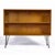 Brown 1950s Restored Mid-Century Modern Heywood Wakefield China Cabinet Bookcase on Hairpin Legs For Sale - Image 8 of 14