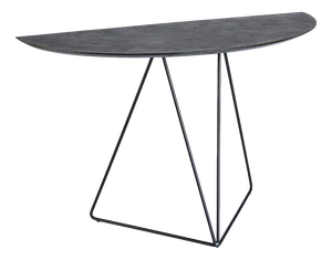 Stone Bronze Lama Semi-Ellipse 45120 Console Table by Disain1971