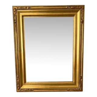 Ornate, Beveled Solid Giltwood Frame For Sale