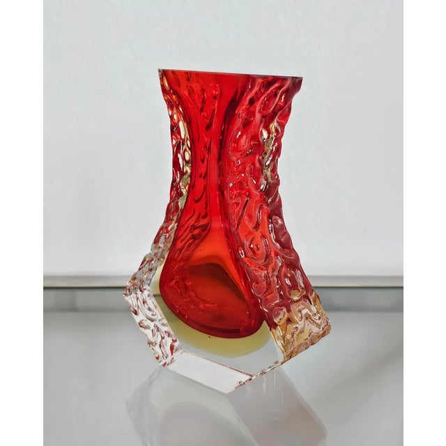 Mid-Century Modern Sommerso Glass Vases, Italy, 1970s, Set of 11 For Sale - Image 4 of 11