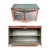 Red and Blue Wooden Display Case For Sale - Image 4 of 7