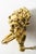 Solid Art Deco brass door knocker around 1920s Brass polished and stove enameled