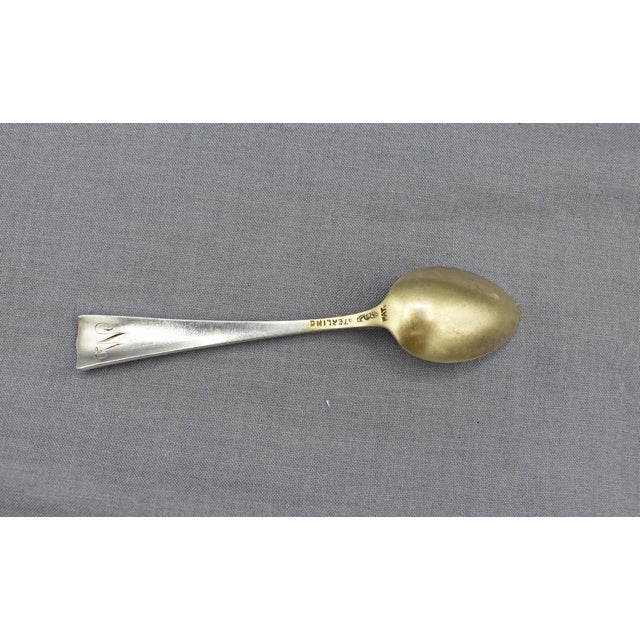 Circa 1900 Set of 6 Demitasse Spoons by Shiebler For Sale - Image 4 of 5