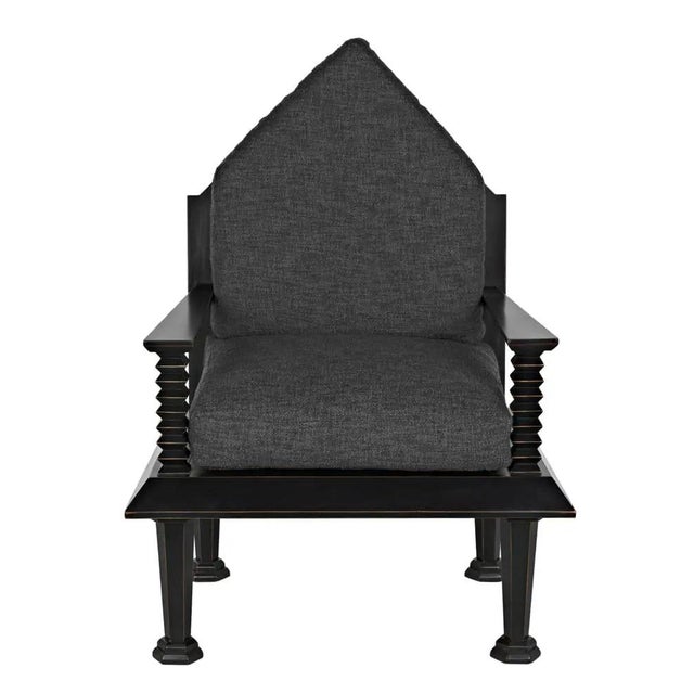 Throne-like and majestic, the Resurrection chair is created with solid blocks of mahogany wood with a simple hand rubbed...