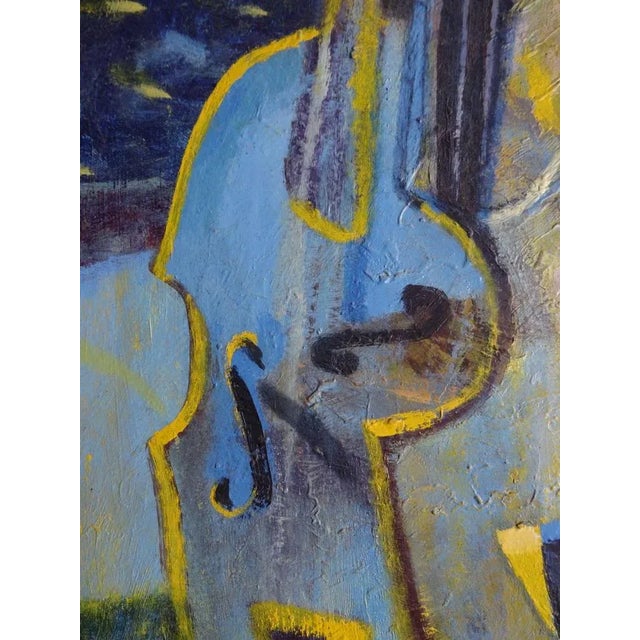 Uldis Krauze, Musical Mood, 1998, Oil on Cardboard For Sale - Image 4 of 6