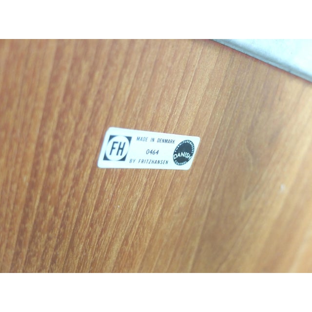 Early Round Teak Coffee Table by Arne Jacobsen for Fritz Hansen, 1960s For Sale - Image 16 of 17