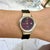 Gold Ladies Hublot Classic MDM 26mm 1391.2 Red Dial Two Tone Gold Steel Quartz Watch For Sale - Image 8 of 8