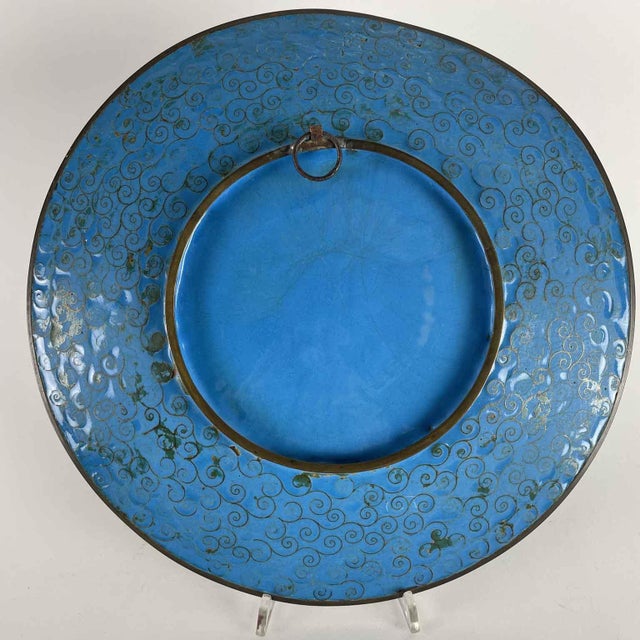 Meiji Japanese Cloisonne Plates, Set of 2 For Sale - Image 10 of 12