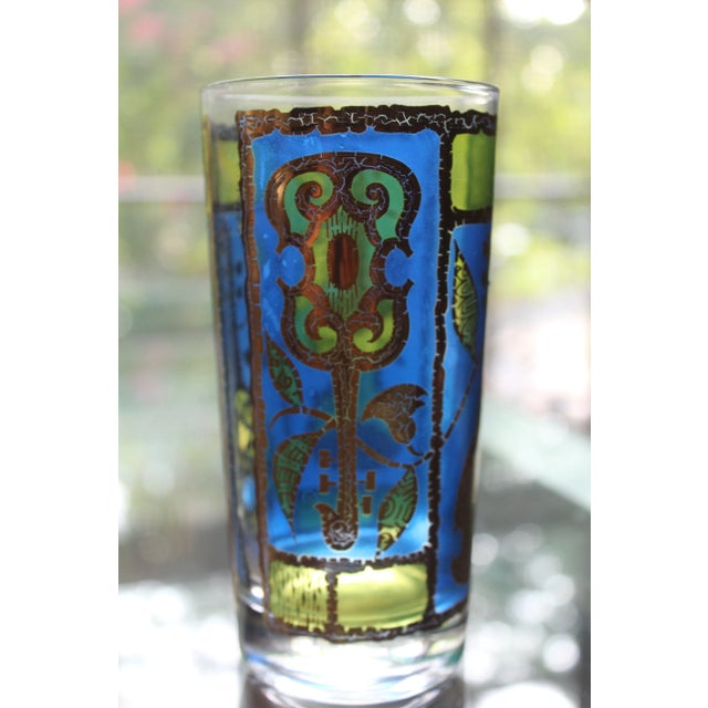 Set of 4 Georges Briard Vintage Highball Glasses For Sale In Washington DC - Image 6 of 9