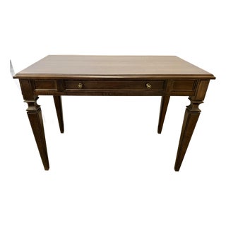 Ethan Allen Custom Writing Desk in Nightfall Finish For Sale
