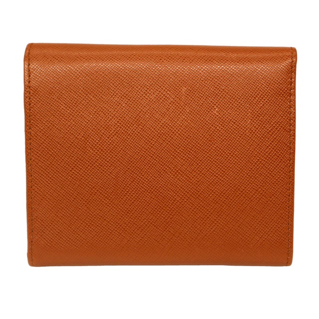 Prada Tobacco Saffiano Leather Portafoglio Tri-Fold Wallet, 2016. The "Portafoglio," Italian for "wallet," is a classic...
