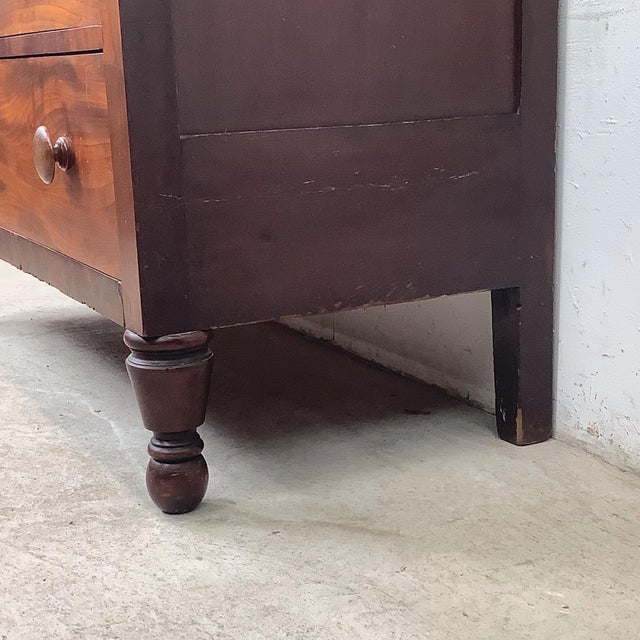 19th Century American Country Empire Four-Drawer Chest For Sale - Image 10 of 18