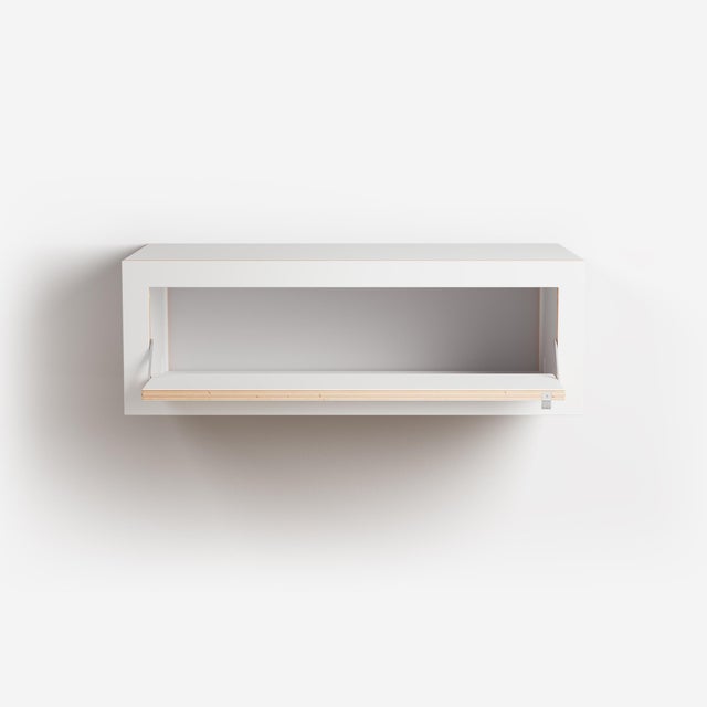 Contemporary 80x27x40 Fläpps Box Wall Console from Ambivalenz For Sale - Image 3 of 13