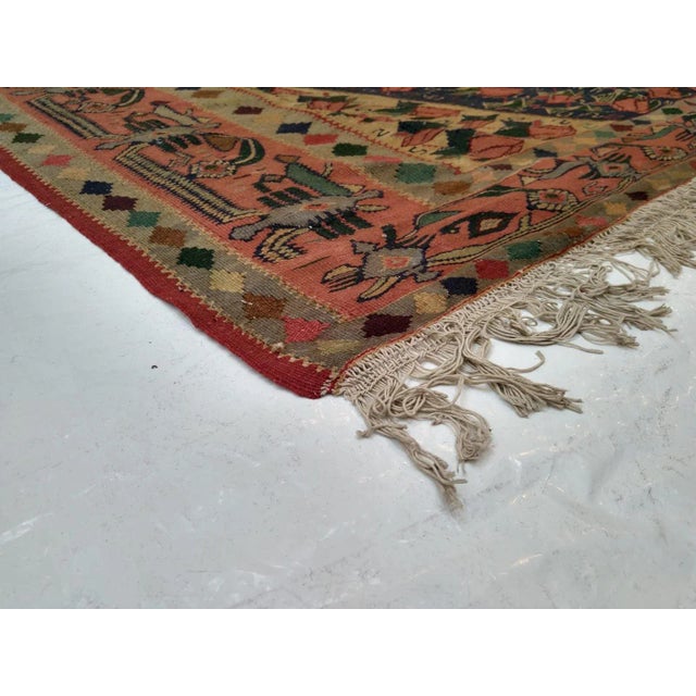 1970s 1970s Persian Kilim Rug For Sale - Image 5 of 6