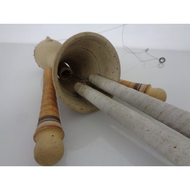 Figurative Studio Ceramic Wind Chime by Karen Boel, Denmark, 1960s For Sale - Image 17 of 18