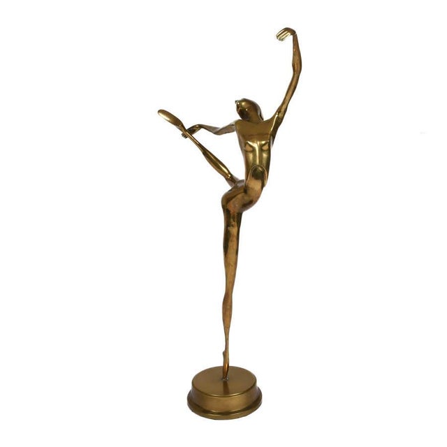 Abstract Signed Bronze Ballerina Sculpture Limited Edition 6/10 by Sepy Dobronyi For Sale - Image 3 of 7