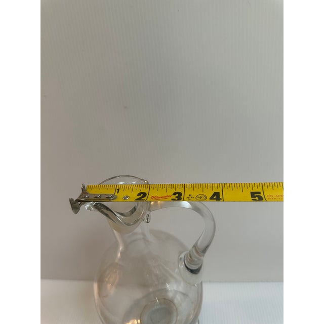 Vintage Berry Brothers Magnum Champagne Decanter Clear Crystal Glass With Stopper 12" Tall For Sale - Image 16 of 18