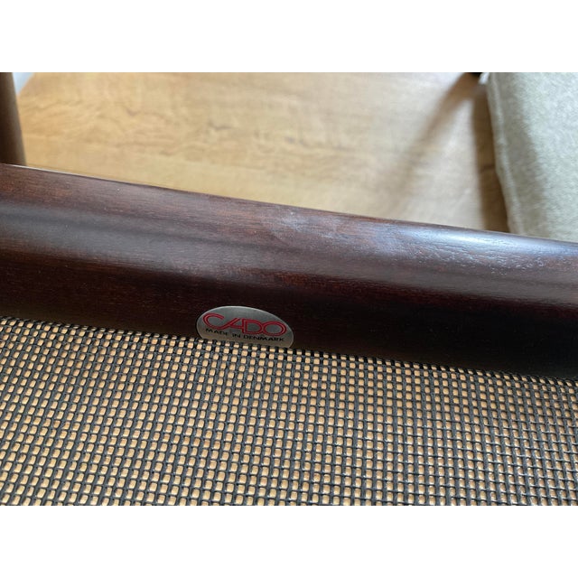 1960s Pair of Ole Wanscher Mahogany 'Senator' Lounge Chairs for Cado For Sale - Image 13 of 13